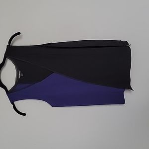 Express Black Blue Colorblock Tank size Xs